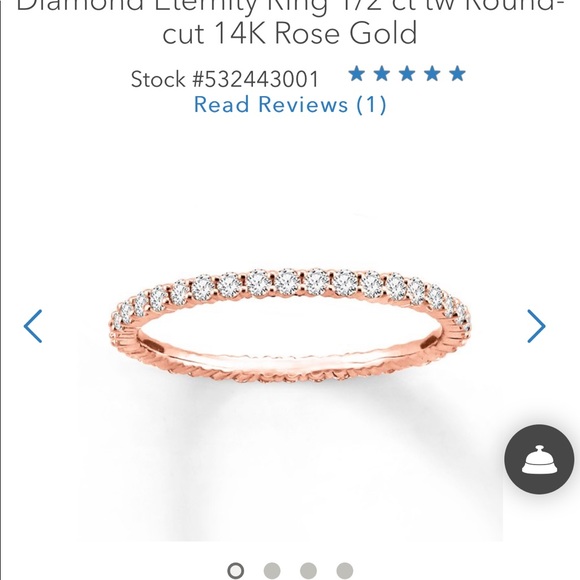 Diamond Eternity Band in Rose Gold - Picture 3 of 8
